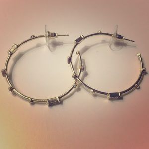 Kendra Scott gold hoop earrings